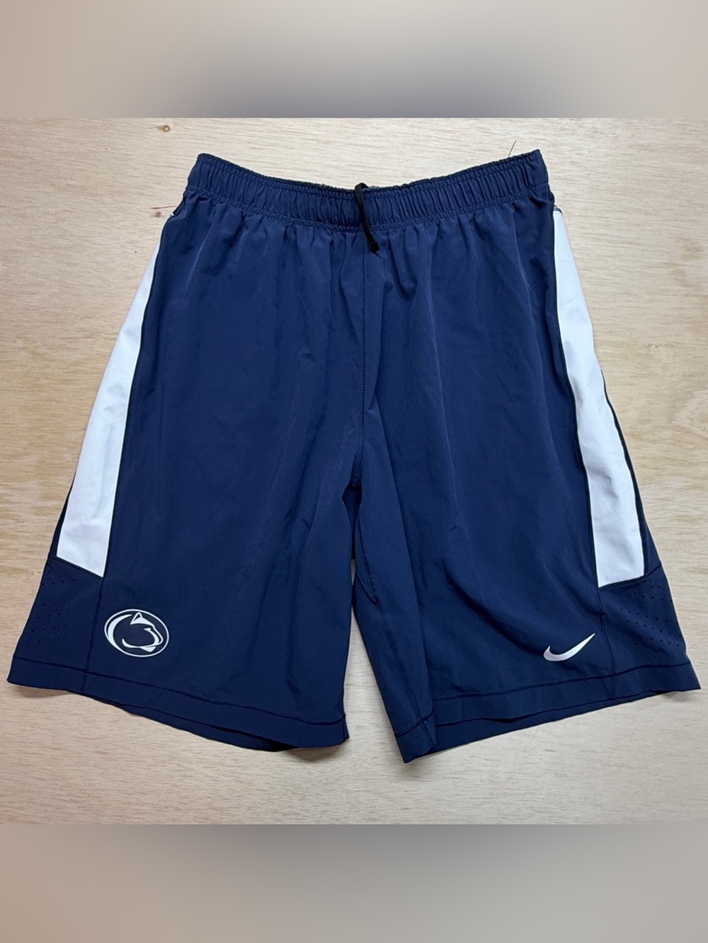 Nike Dri-Fit Penn State Nittany Lions Athletic Shorts Blue Men's Size Large L